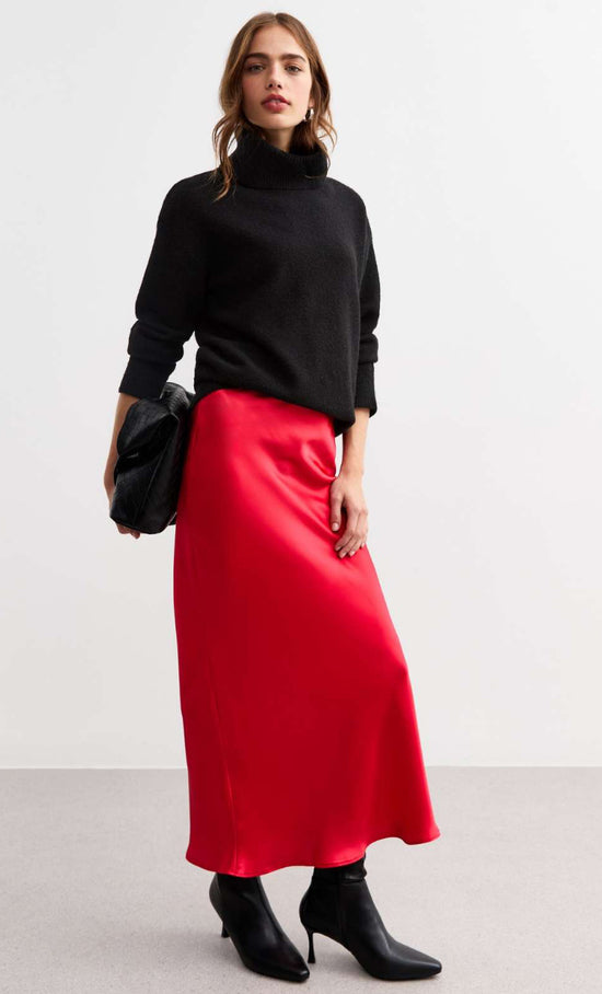 Belle Skirt In Christmas Red