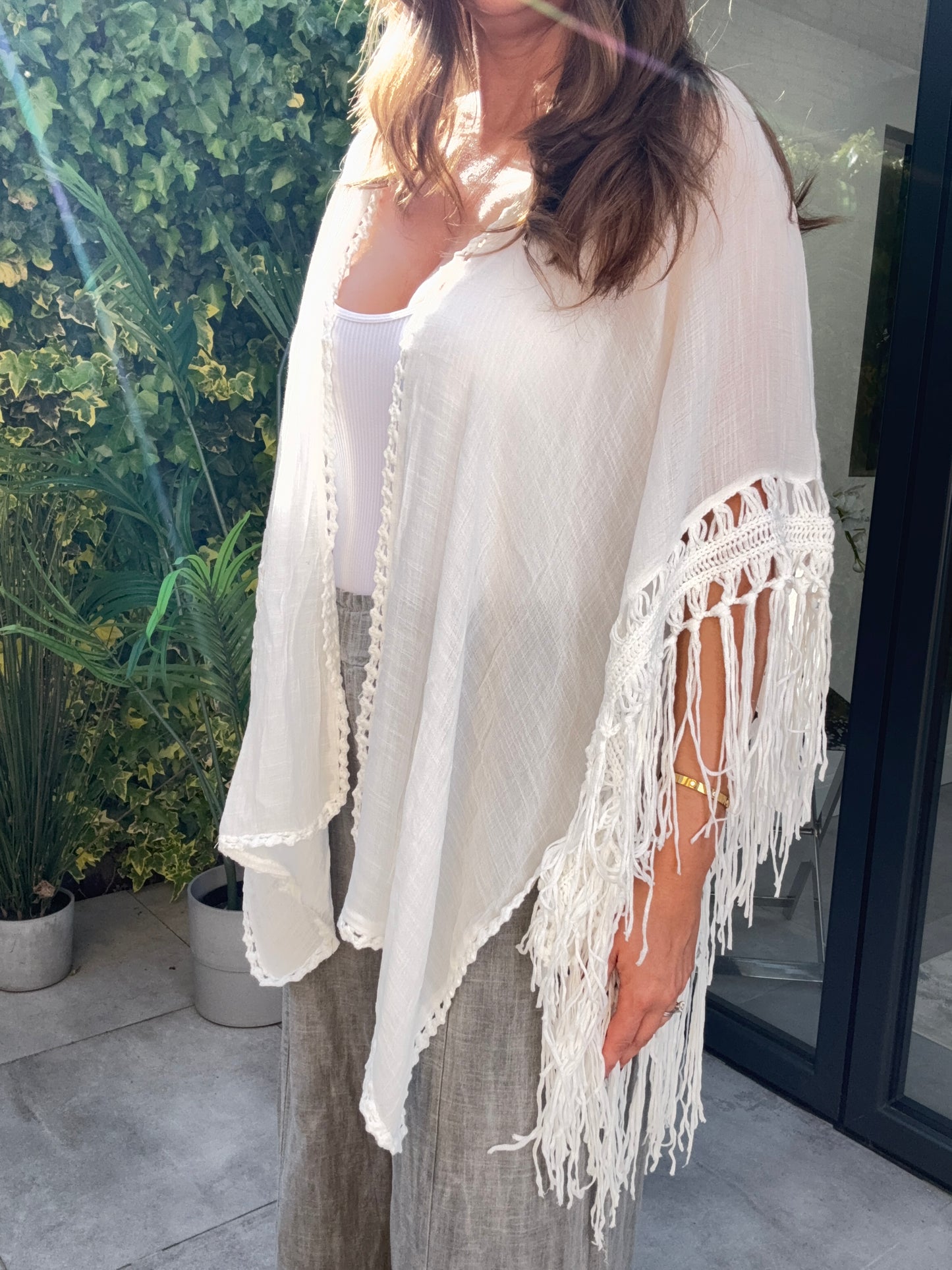Capri Kimono In White