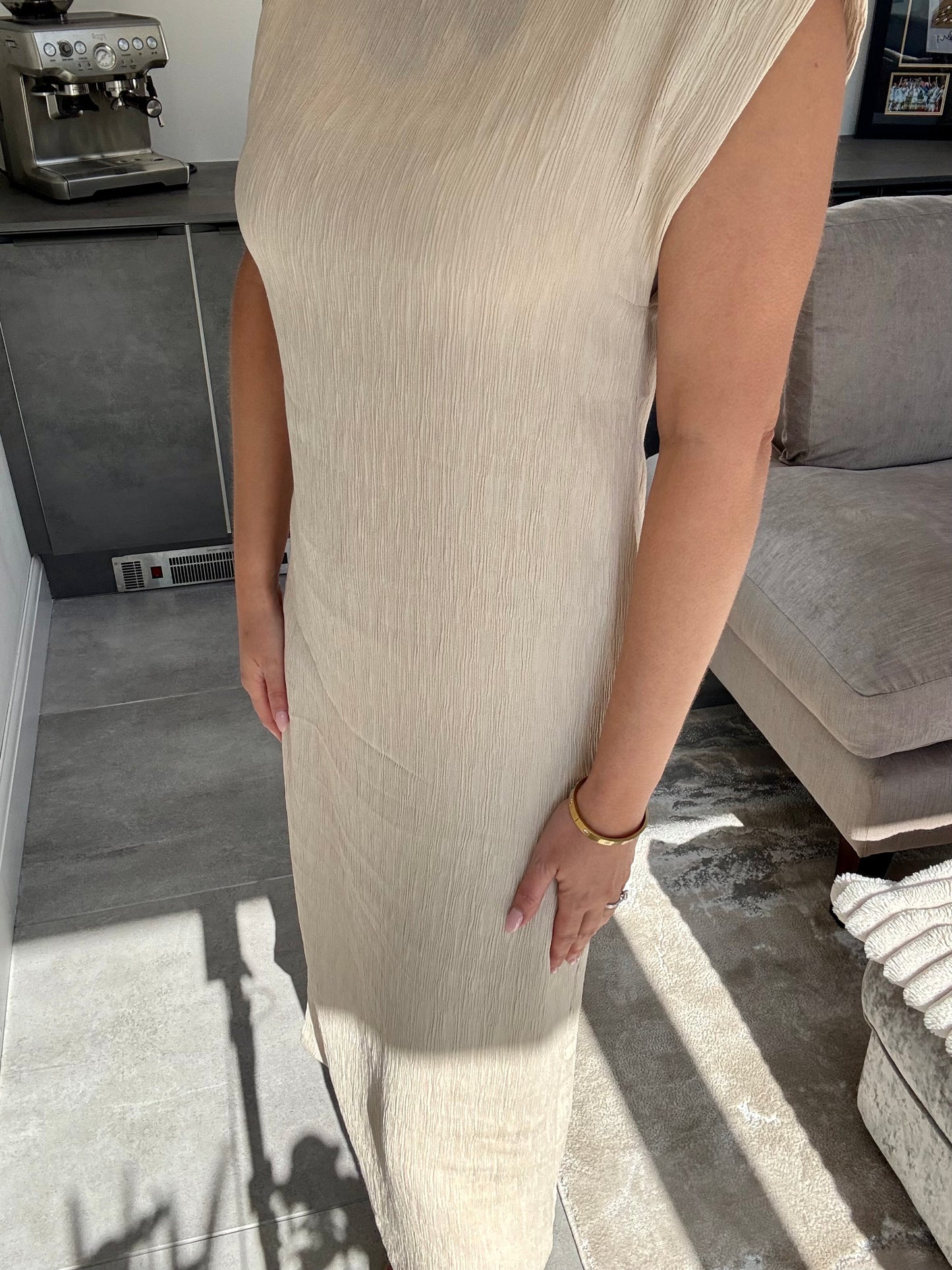 Maddie Dress In Stone
