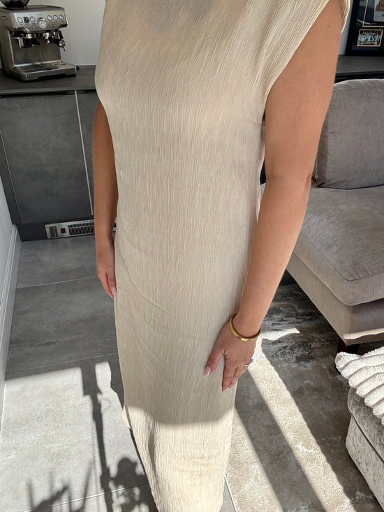 Maddie Dress In Stone