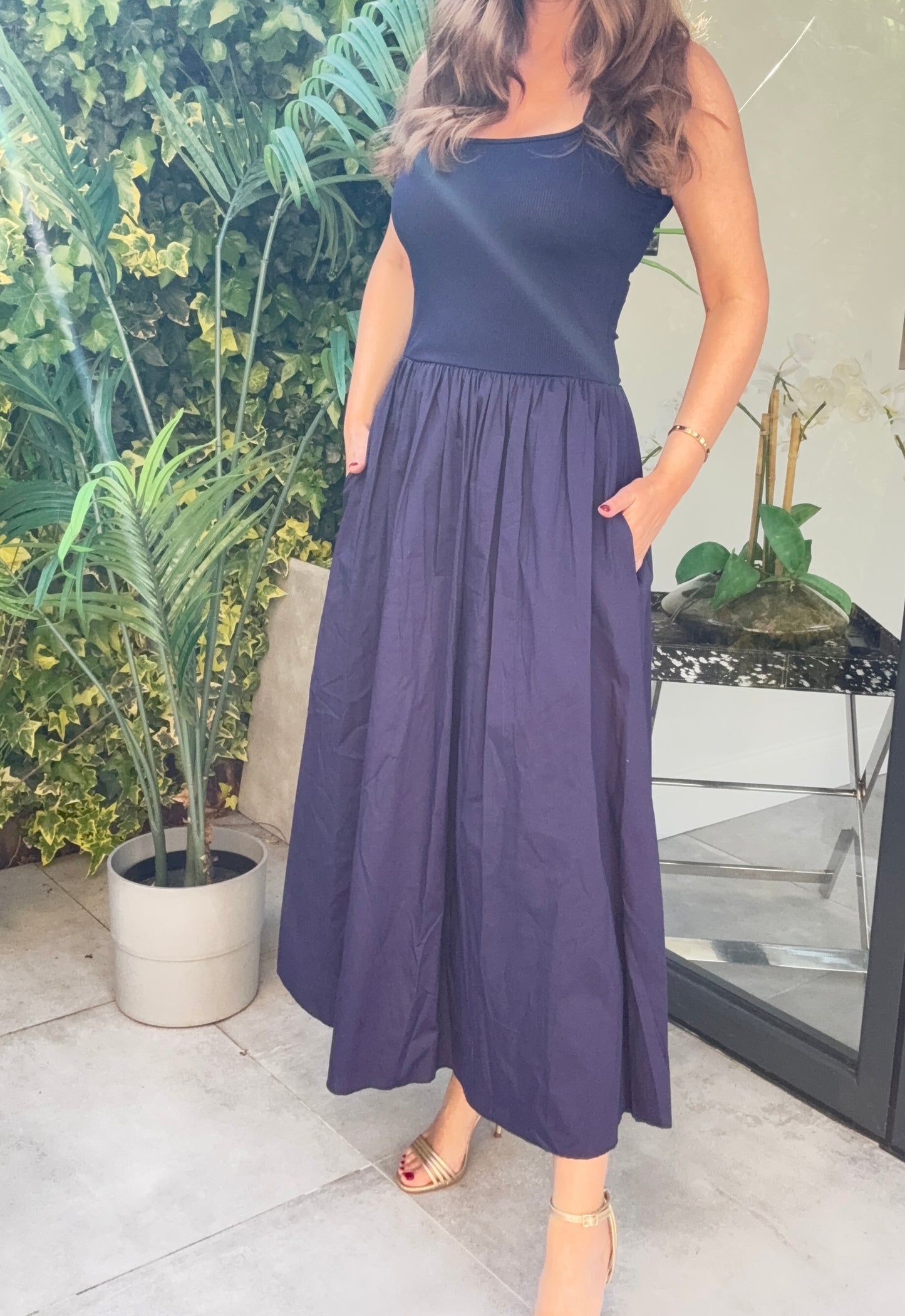 Daphne Dress In Navy