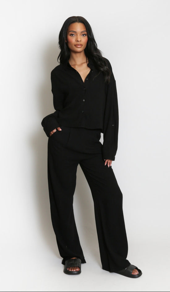 Amalfi Co Ord In Black