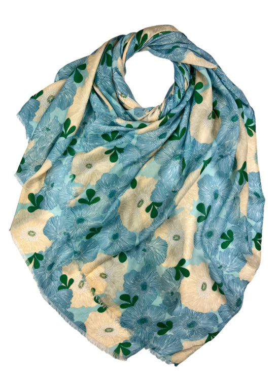 Load image into Gallery viewer, Calendula Scarf In Blue