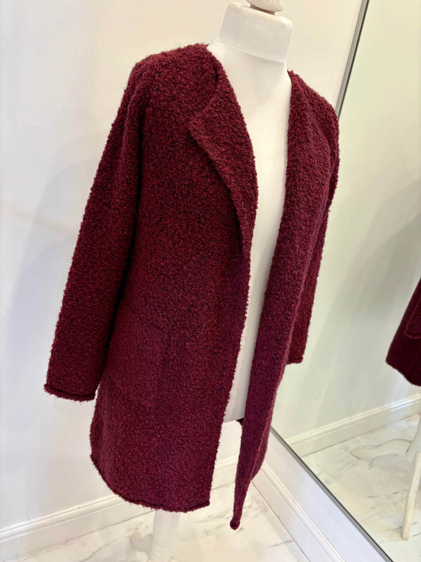 Mary Cardigan In Burgundy