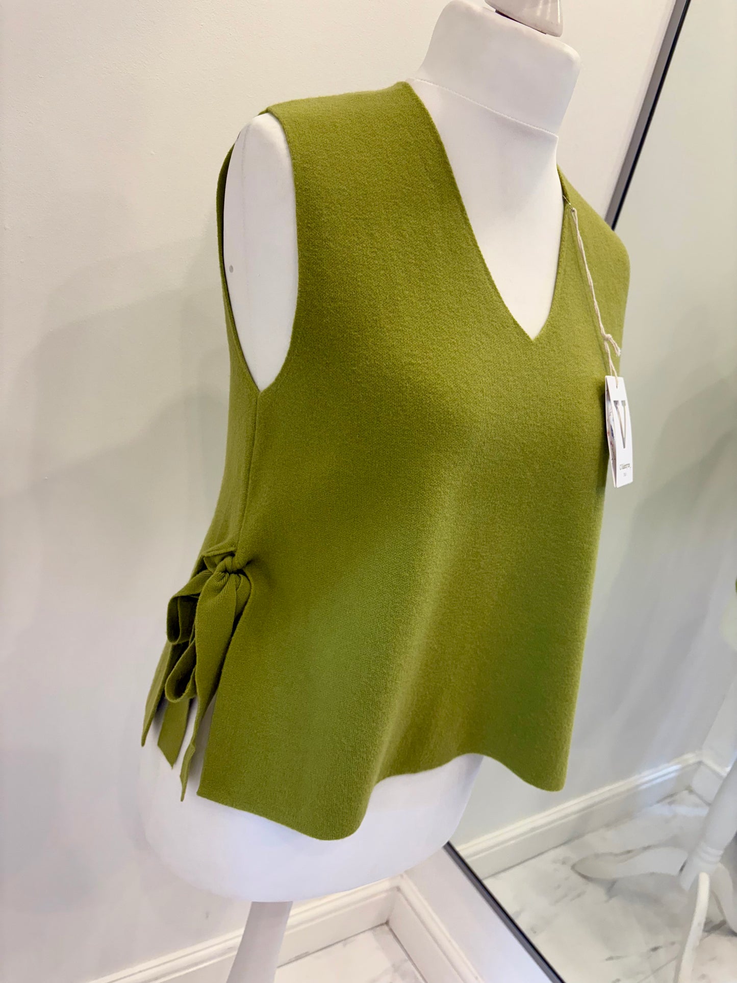 Polly Tank In Forest Green