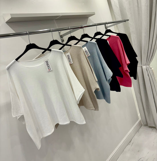 Harper Short Sleeved Jumpers In Various Colours