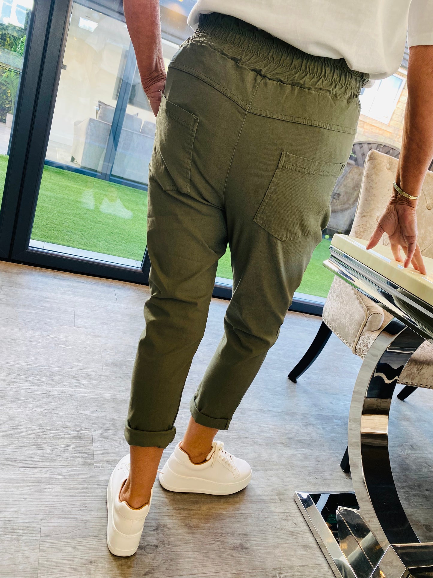 Smooth Tapered Magics In Khaki