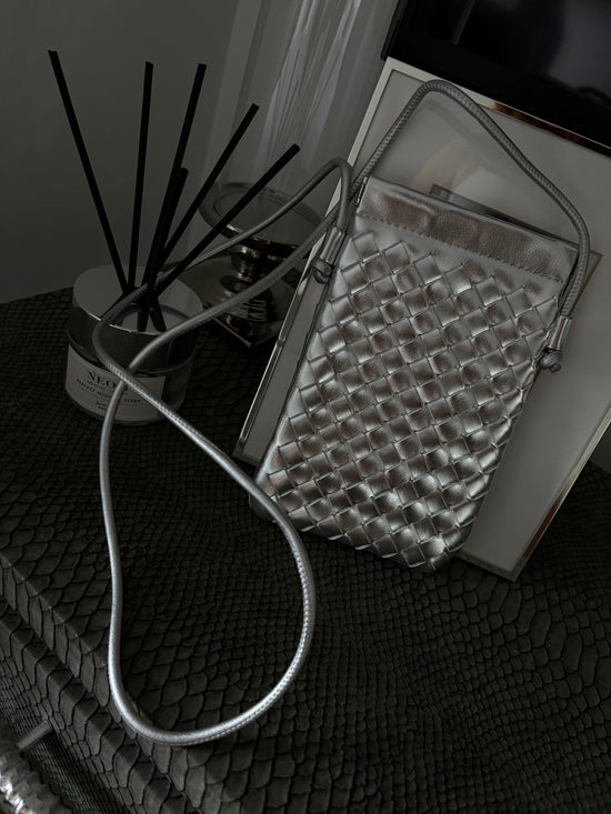 The Holiday Crossbody Bag In Silver